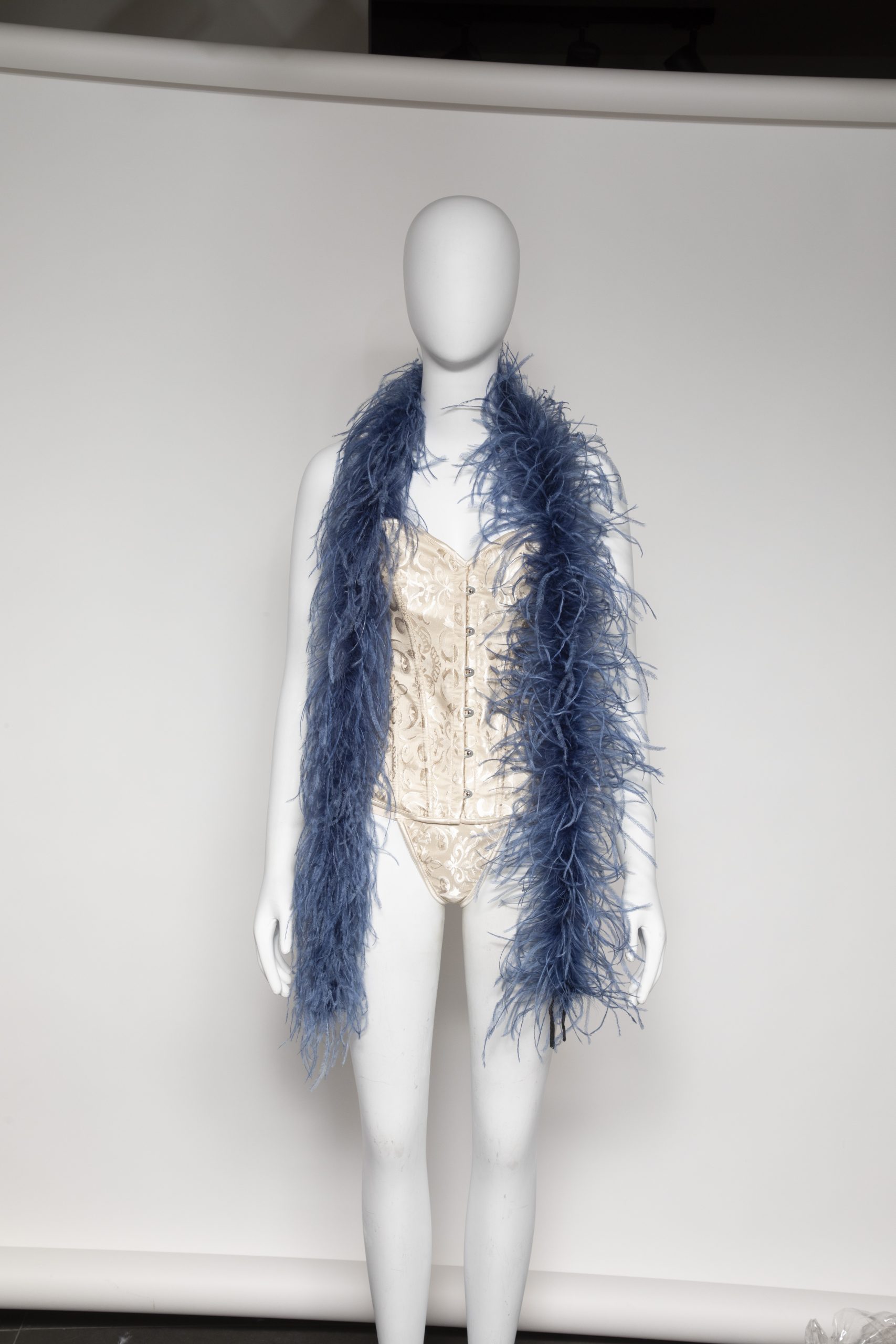 צעיף יען 4 פליי כחול