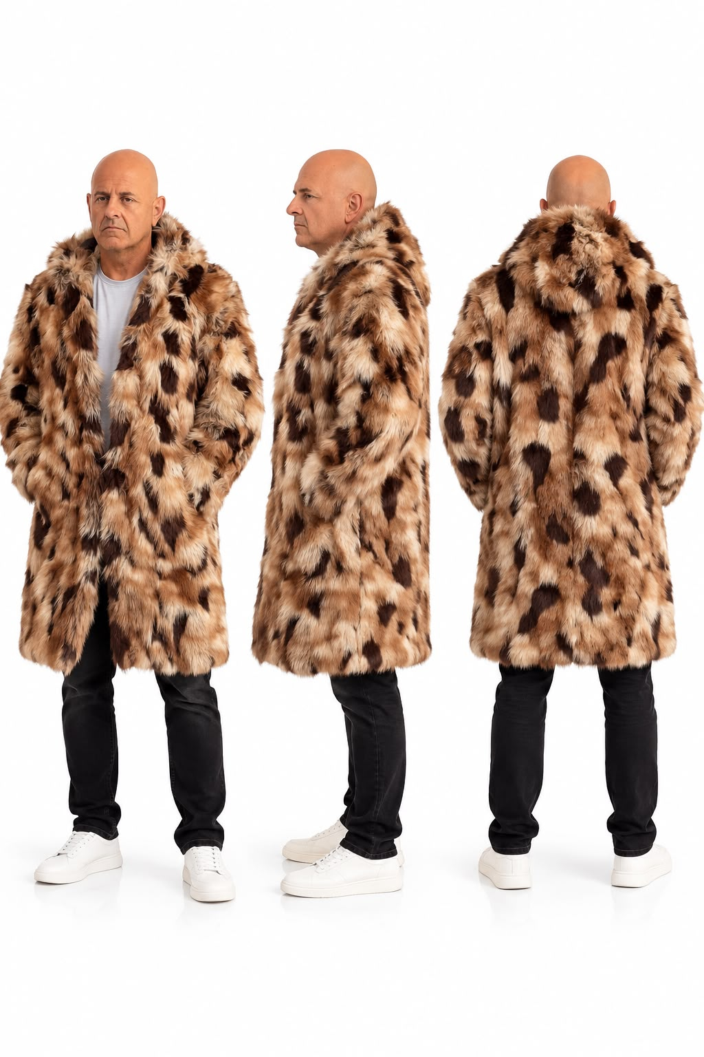 The coat Wh+lina brown מעיל בגווני חום