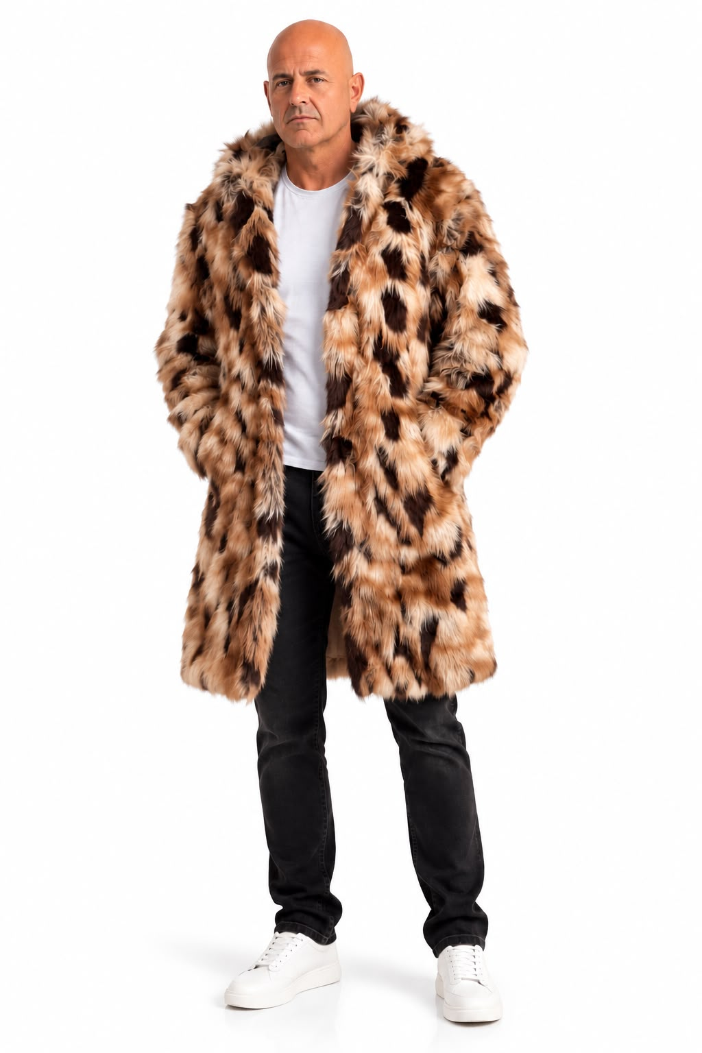 The coat Wh+lina brown מעיל בגווני חום